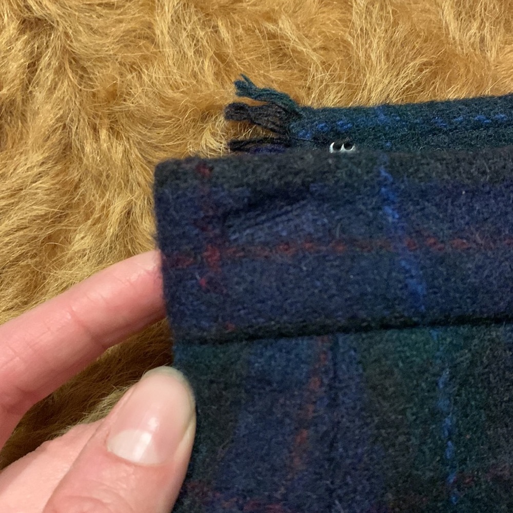 Ralph Lauren Navy and Green Plaid Maxi Skirt - Picture 11 of 16
